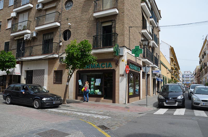 Farmacia García de Cosío y Morera en Calle Baños, Sevilla