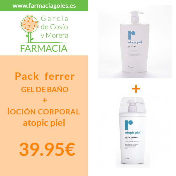 Promoción Pack Ferrer atopic piel